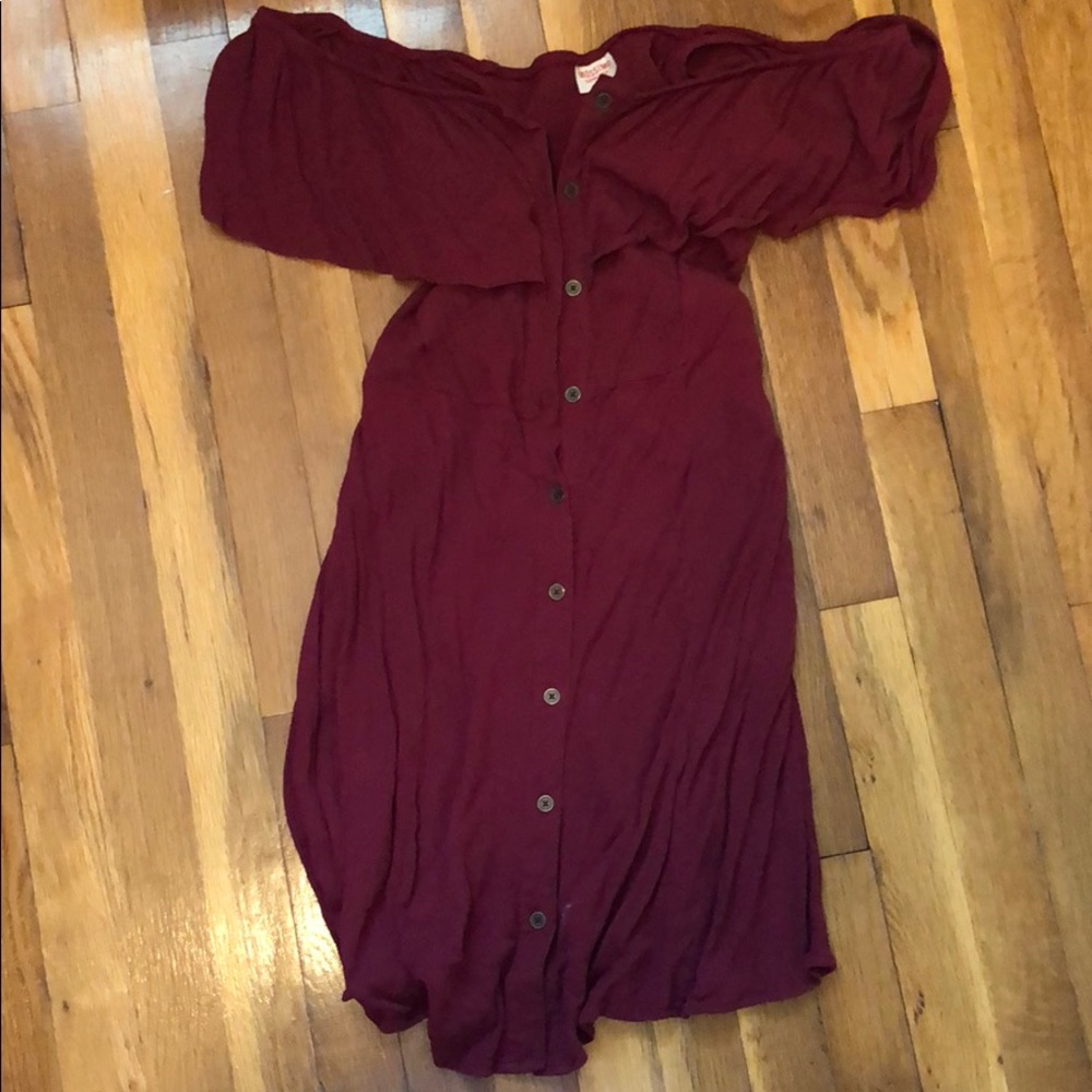 Off the shoulder summer dress